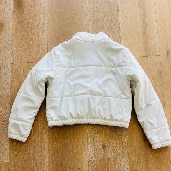 Wild Fable White Puffer Jacket Size Large - Picture 10 of 11